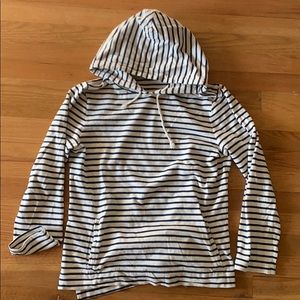 J.Crew Hoodie with Zipper Detail